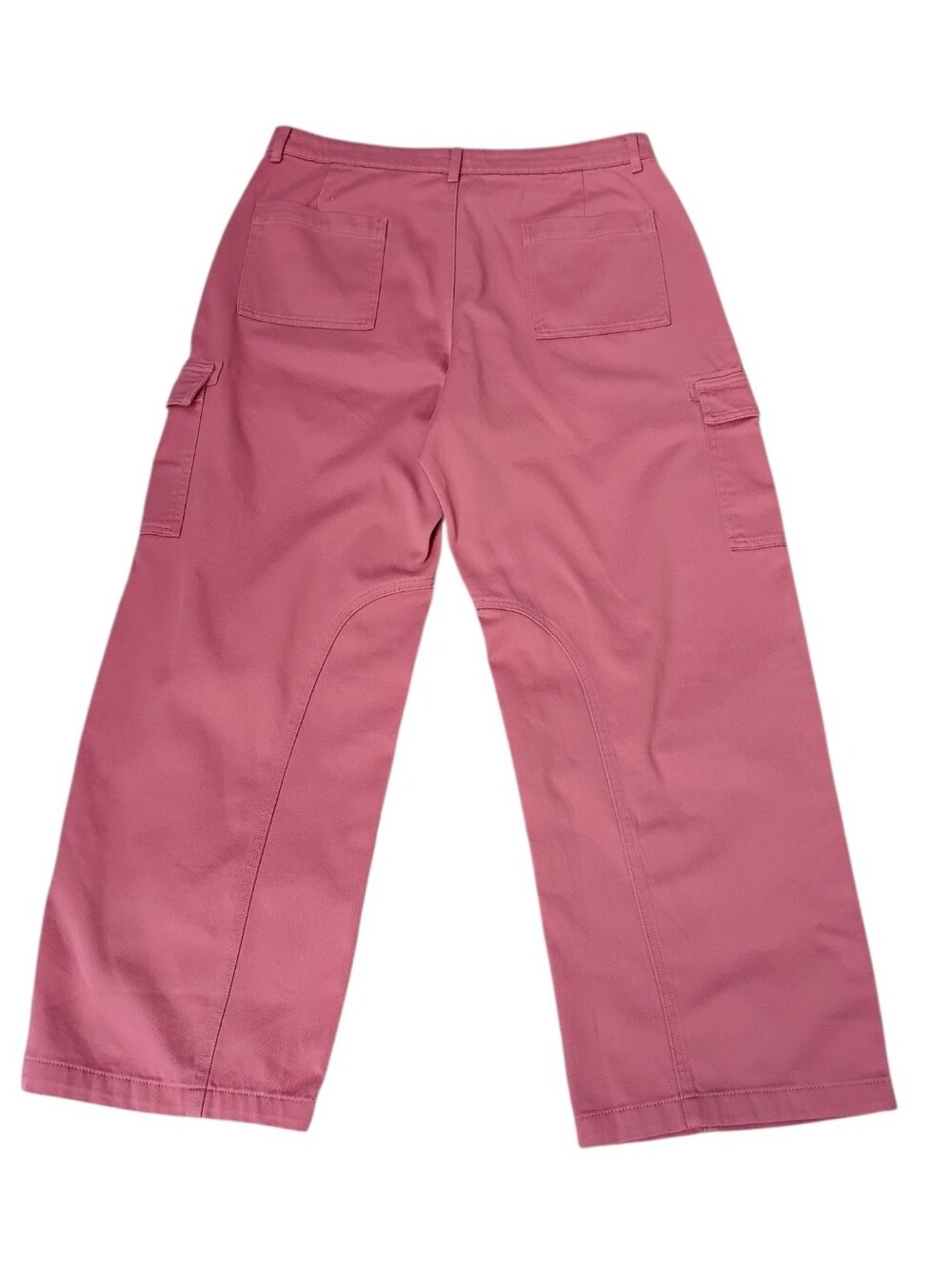 PINK Victoria's Secret Dusty Rose Cargo Pants sz L - Picture 2 of 15